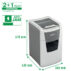 Niszczarka Leitz IQ AutoFeed 150, P5, 150 kartek, 44 l kosz