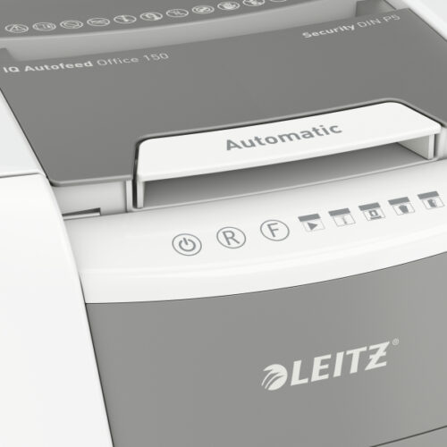 80140000_iu_06.jpg Niszczarka Leitz IQ AutoFeed 150, P5, 150 kartek, 44 l kosz