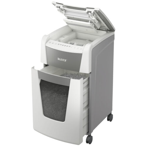 80150000_iu_01.jpg Niszczarka Leitz IQ AutoFeed 300, P4, 300 kartek, 60 l kosz
