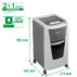 Niszczarka Leitz IQ AutoFeed 300, P4, 300 kartek, 60 l kosz