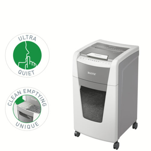 80160000_01.jpg Niszczarka Leitz IQ AutoFeed 300, P5, 300 kartek, 60 l kosz