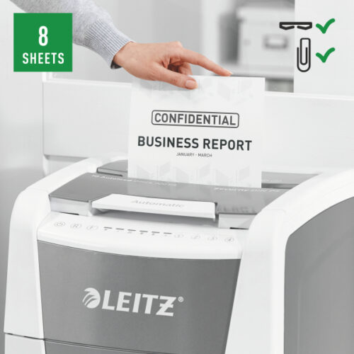 80160000_04.jpg Niszczarka Leitz IQ AutoFeed 300, P5, 300 kartek, 60 l kosz