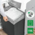 Niszczarka Leitz IQ AutoFeed 600, P5, 600 kartek, 110 l kosz