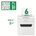 Niszczarka Leitz IQ Protect Premium 6X, P4, 6 kartek, 10 l kosz