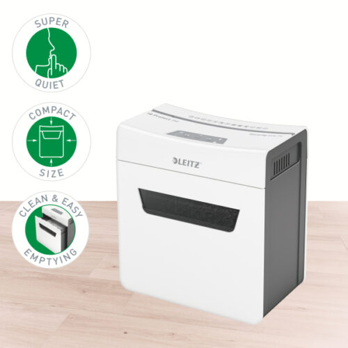 80930000_01.jpg Niszczarka Leitz IQ Protect Premium 3M, P5, 3 kartki, 10 l kosz