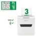 Niszczarka Leitz IQ Protect Premium 3M, P5, 3 kartki, 10 l kosz