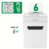 Niszczarka Leitz IQ Protect Premium 6M, P5, 6 kartek, 18 l kosz