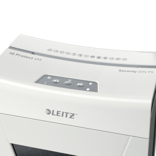 80950000_05.jpg Niszczarka Leitz IQ Protect Premium 6M, P5, 6 kartek, 18 l kosz