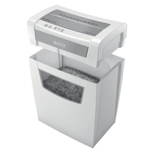 80990000_02.jpg Niszczarka Leitz IQ Office S, P4, 12 kartek, 23 l kosz