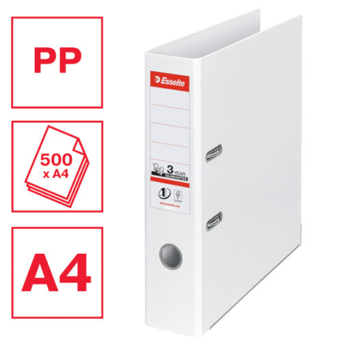 811300_01.jpg Segregator Esselte No.1, A4, szer. 75 mm, biały