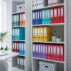 Segregator Esselte No.1, A4, szer. 75 mm, czerwony