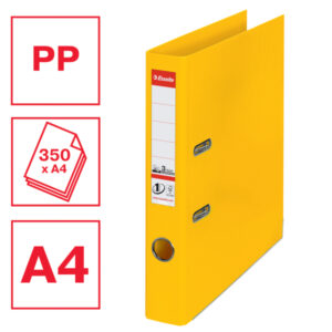 Segregator Esselte No.1, A4, szer. 50 mm, żółty
