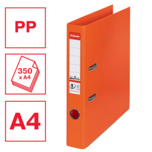 Segregator Esselte No.1, A4, szer. 50 mm, pomarańczowy