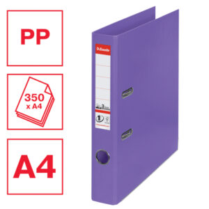Segregator Esselte No.1, A4, szer. 50 mm, fioletowy