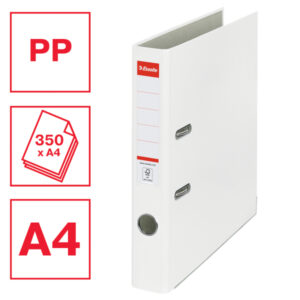 Segregator Esselte A4, ekonomiczny 50 mm, biały
