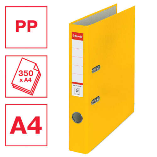 81191_01.jpg Segregator Esselte A4, ekonomiczny 50 mm, żółty