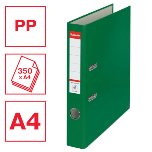 81196_01.jpg Segregator Esselte A4, ekonomiczny 50 mm, zielony