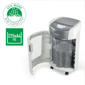 Niszczarka Leitz IQ Optimax Home Office 225, P5, 6 kartek, 15 l kosz