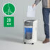 Niszczarka Leitz IQ Optimax Home Office 225, P5, 6 kartek, 15 l kosz