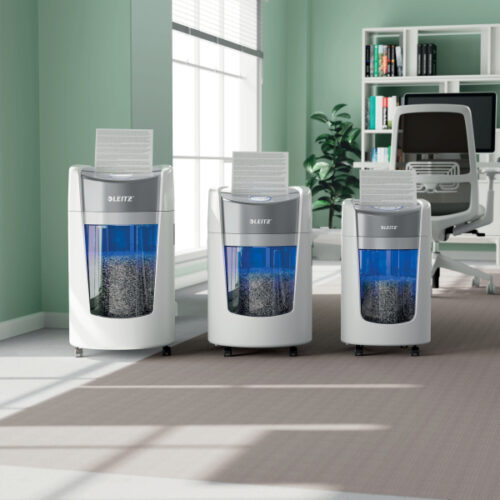 83580000_iu_01.jpg Niszczarka Leitz IQ Optimax Home Office 225, P5, 6 kartek, 15 l kosz