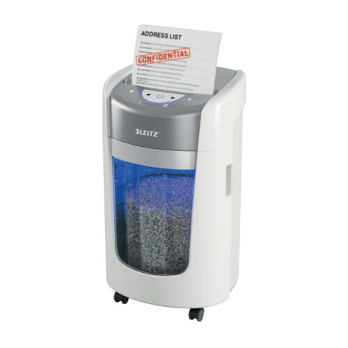 83580000_n_09.jpg Niszczarka Leitz IQ Optimax Home Office 225, P5, 6 kartek, 15 l kosz