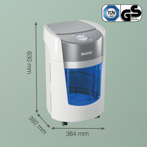 83590000_06.jpg Niszczarka Leitz IQ Optimax Small Office 350, P5, 8 kartek, 22 l kosz