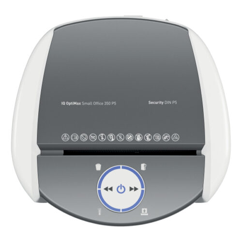 83590000_n_08.jpg Niszczarka Leitz IQ Optimax Small Office 350, P5, 8 kartek, 22 l kosz