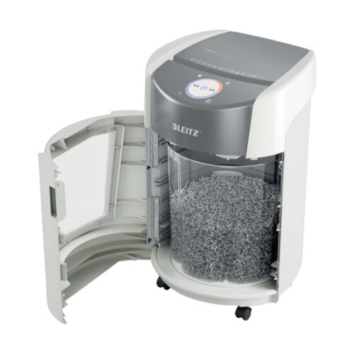 83590000_n_11.jpg Niszczarka Leitz IQ Optimax Small Office 350, P5, 8 kartek, 22 l kosz