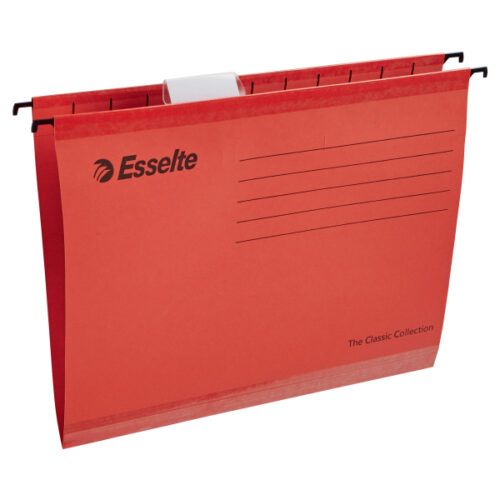 90316.jpg Teczki zawieszane Esselte Classic A4, czerwony