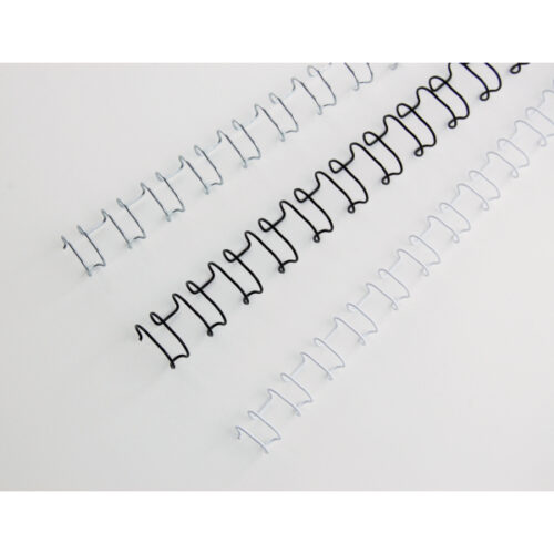 IB160431_02.jpg Grzbiety drutowe GBC MultiBind A4, 6 mm, srebrne