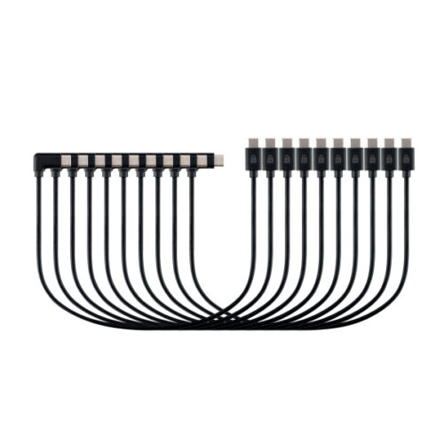 Kable Kensington do ładowania urządzeń USB-C®, zestaw 10 kabli