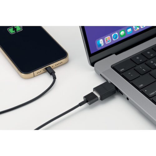 K33477WW_06.jpg Adapter Kensington CA1010, z portu USB-C na USB-A, czarny