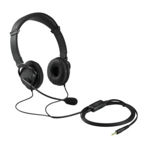 K33597WW_01.jpg Słuchawki Kensington 3,5mm Hi-Fi z mikrofonem i regulacją głośności