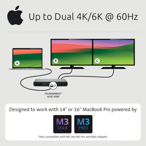 K34110EU_07.jpg Stacja dokująca Kensington SD5760T Thunderbolt™ 4, dual 4K