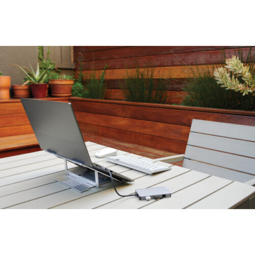 K50417WW_iu_01.jpg Podstawka aluminiowa Kensington Easy Riser™ pod laptopa, srebrna