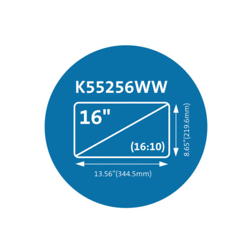 K55256WW_05.jpg Magnetyczny filtr prywatyzujący Kensington MagPro™ do laptopów 16.0”, 16:10