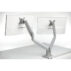 Podwójne ramię Kensington SmartFit™ One-Touch do monitora, szare