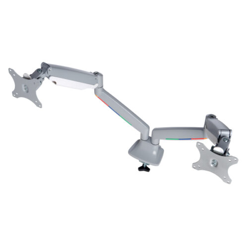 K55471EU_03.jpg Podwójne ramię Kensington SmartFit™ One-Touch do monitora, szare