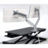 Podwójne ramię Kensington SmartFit™ One-Touch do monitora, szare