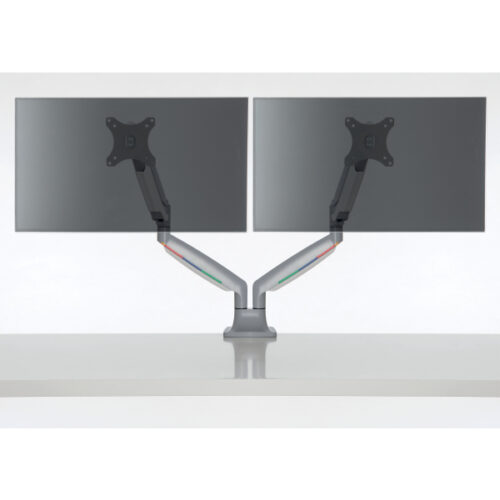 K55471EU_iu_03.jpg Podwójne ramię Kensington SmartFit™ One-Touch do monitora, szare