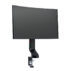 Oszczędzające miejsce na biurku podwójne ramię Kensington SmartFit™ do monitora, czarne