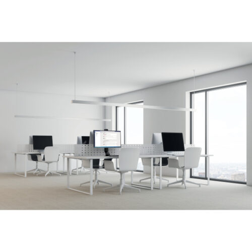 K55513WW_n_11.jpg Oszczędzające miejsce na biurku podwójne ramię Kensington SmartFit™ do monitora, czarne