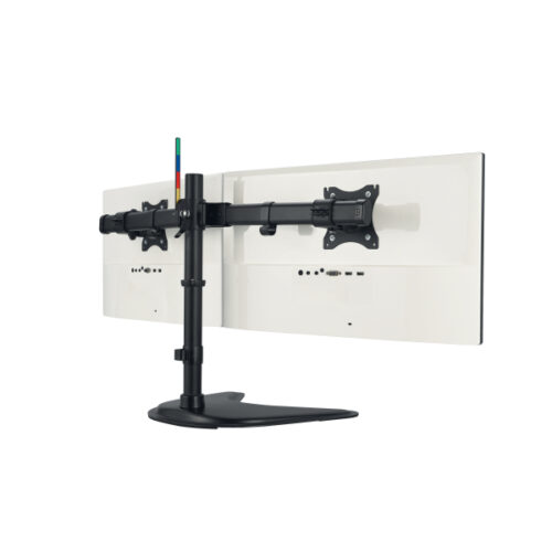 K58271WW_01.jpg Wolnostojące podwójne ramię Kensington SmartFit™ do monitora