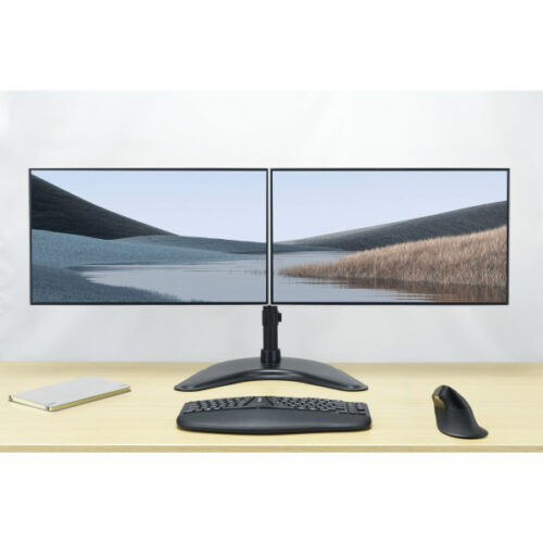 K58271WW_02.jpg Wolnostojące podwójne ramię Kensington SmartFit™ do monitora