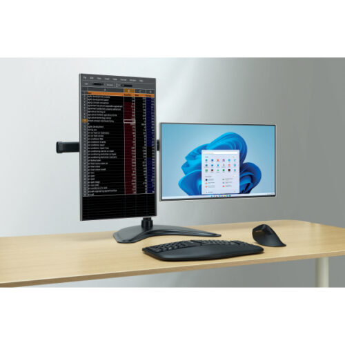 K58271WW_03.jpg Wolnostojące podwójne ramię Kensington SmartFit™ do monitora