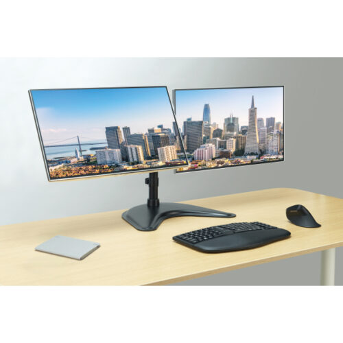 K58271WW_04.jpg Wolnostojące podwójne ramię Kensington SmartFit™ do monitora