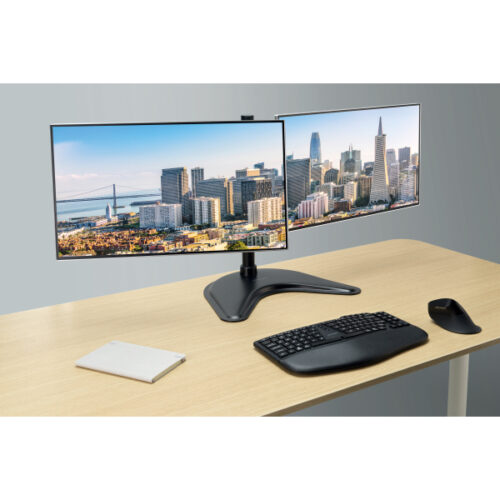K58271WW_08.jpg Wolnostojące podwójne ramię Kensington SmartFit™ do monitora