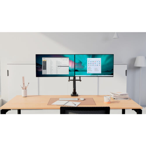 K58272WW_iu_01.jpg Podwójne ramię Kensington SmartFit™ z rączką do monitora