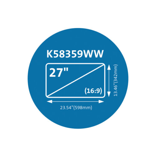 K58359WW_07.jpg Magnetyczny filtr prywatyzujący Kensington MagPro™ do monitorów 27"