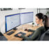 Podwójne ramię Kensington SmartFit™ One-Touch do monitora, czarne